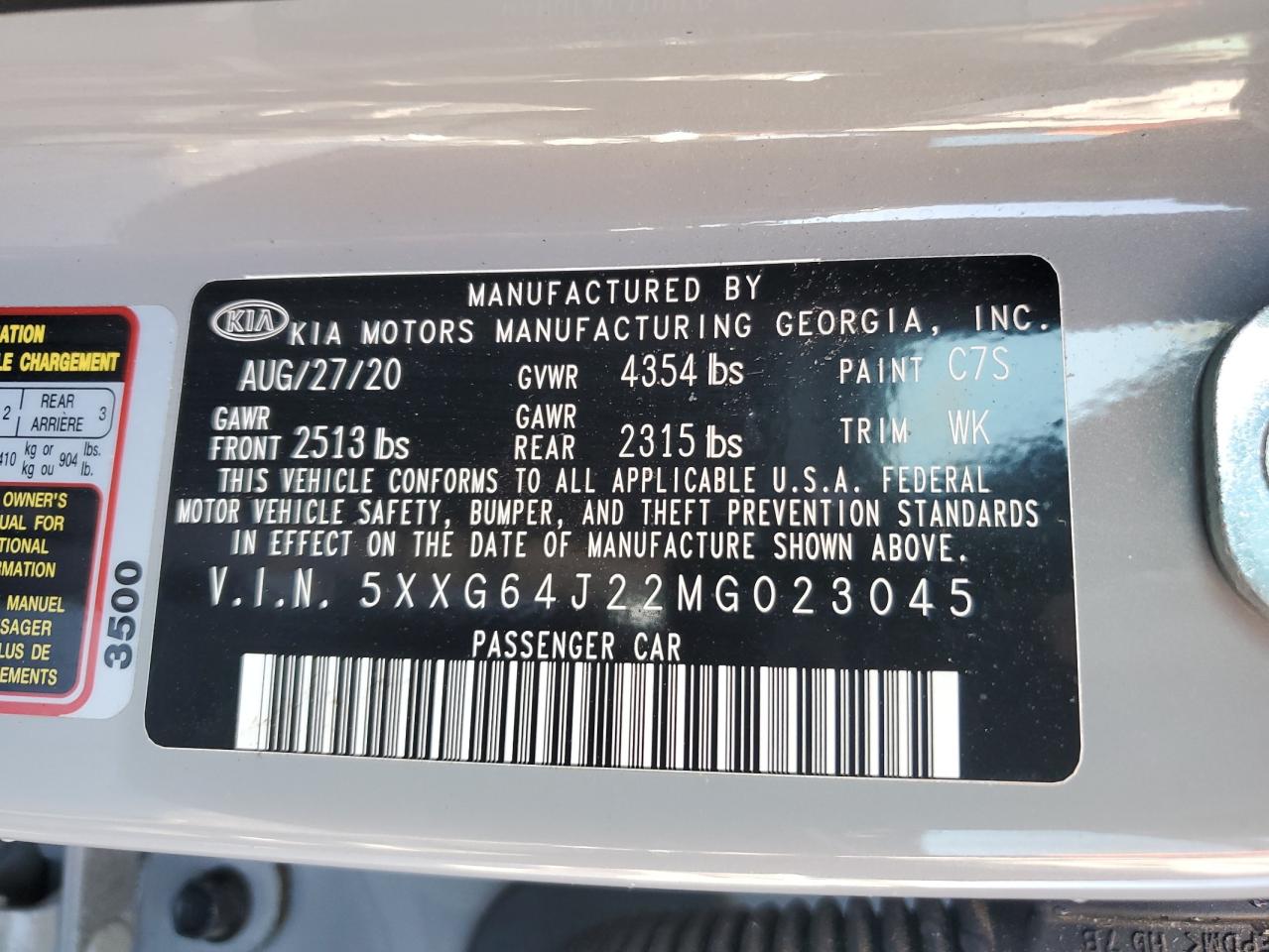 2021 Kia K5 - Image 13