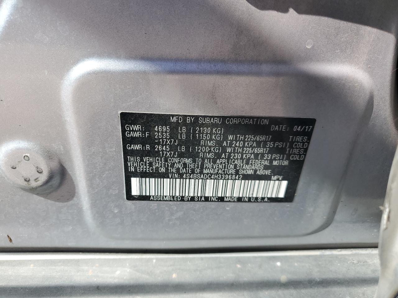 2017 Subaru Outback - Image 13