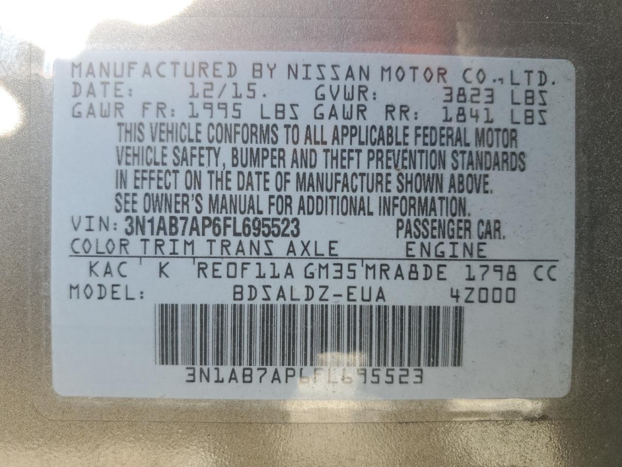 2015 Nissan Sentra - Image 14