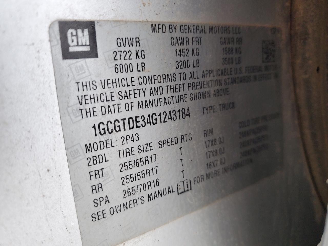 2016 Chevrolet Colorado - Image 12