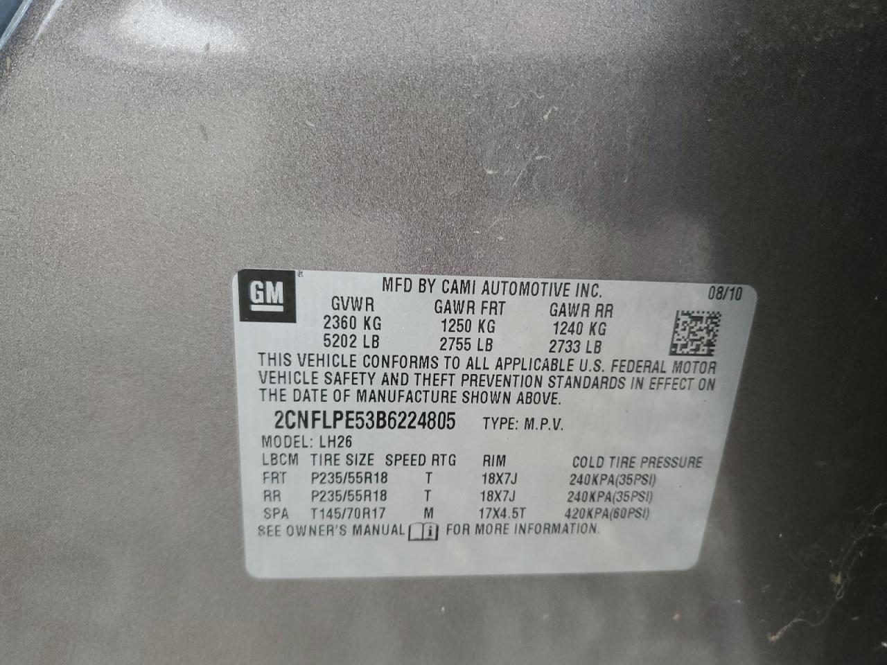 2011 Chevrolet Equinox - Image 13