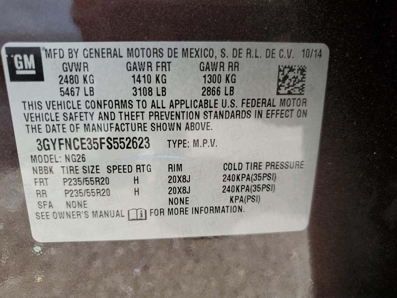 2015 Cadillac SRX - Image 14