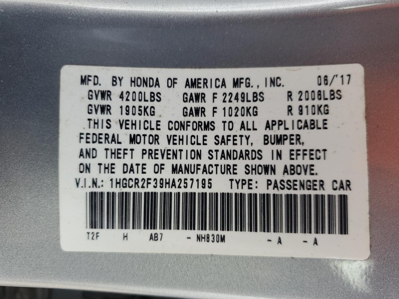 2017 Honda Accord - Image 12