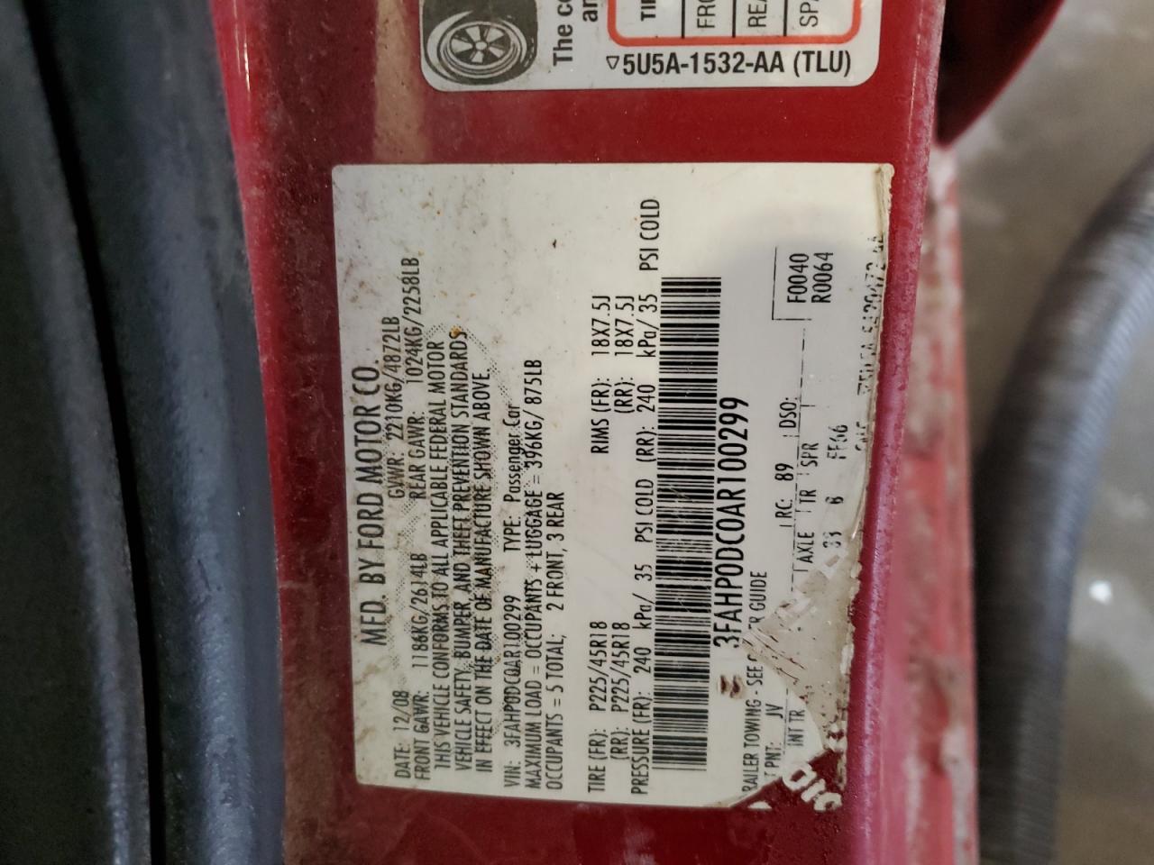 2010 Ford Fusion - Image 12