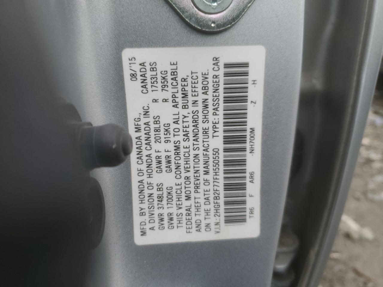 2015 Honda Civic - Image 12