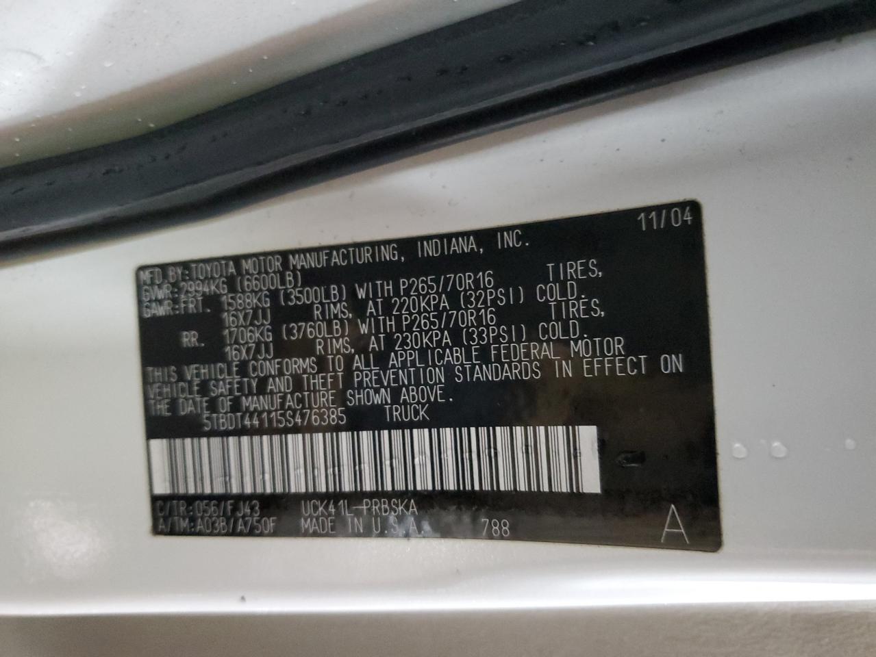 2005 Toyota Tundra - Image 13