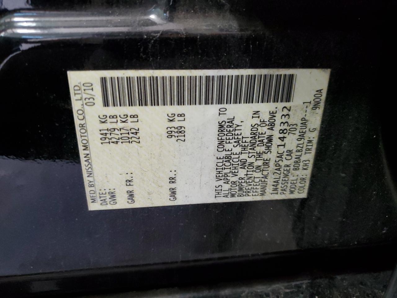 2010 Nissan Altima - Image 14