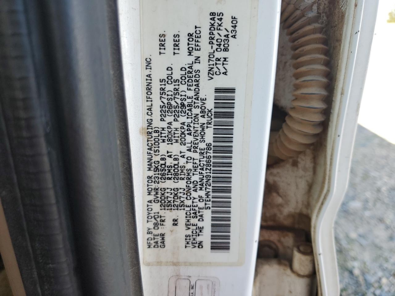 2001 Toyota Tacoma - Image 12