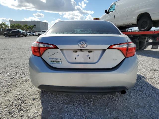  TOYOTA COROLLA 2016 Серебристый