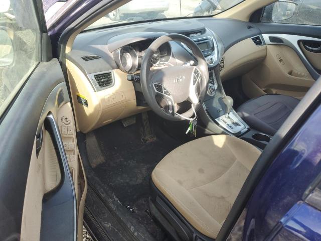 Седани HYUNDAI ELANTRA 2013 Синій