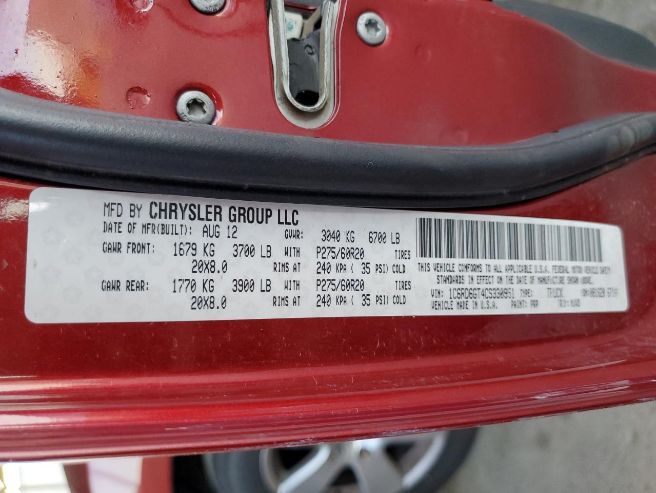 2012 Dodge RAM - Image 12