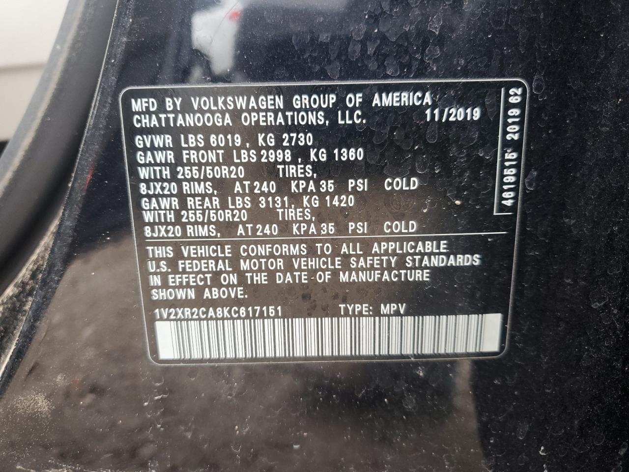 2019 Volkswagen Atlas - Image 15