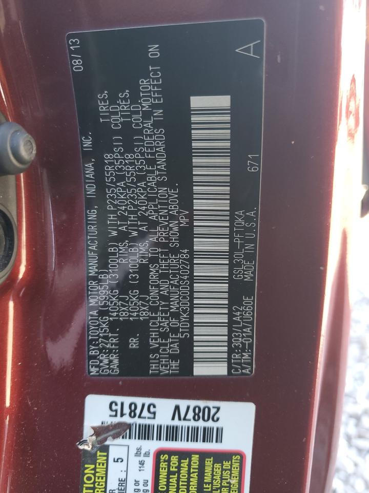 2013 Toyota Sienna - Image 13