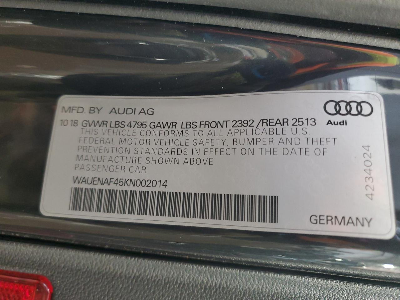 2019 Audi A4 - Image 13