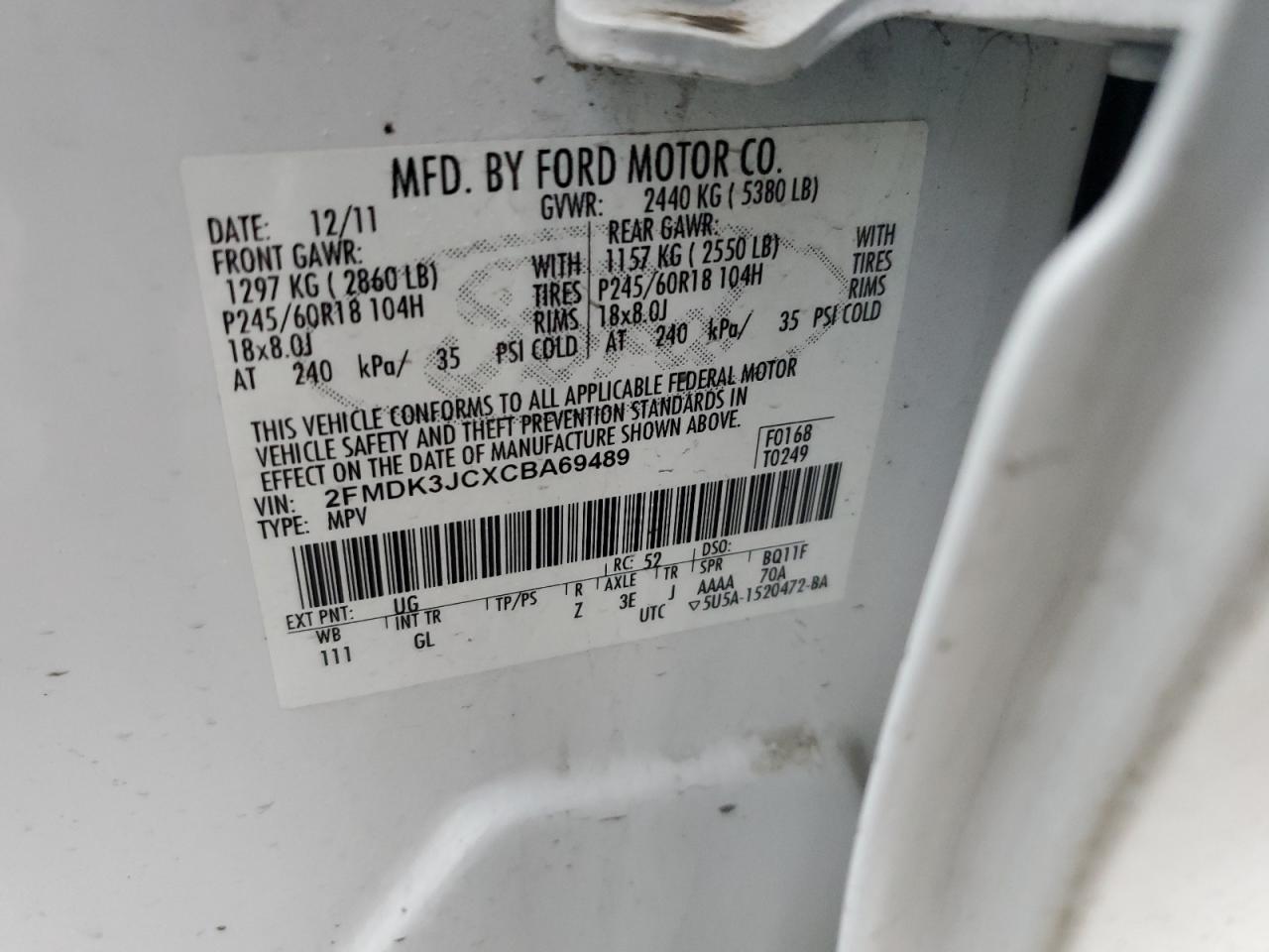 2012 Ford Edge - Image 16