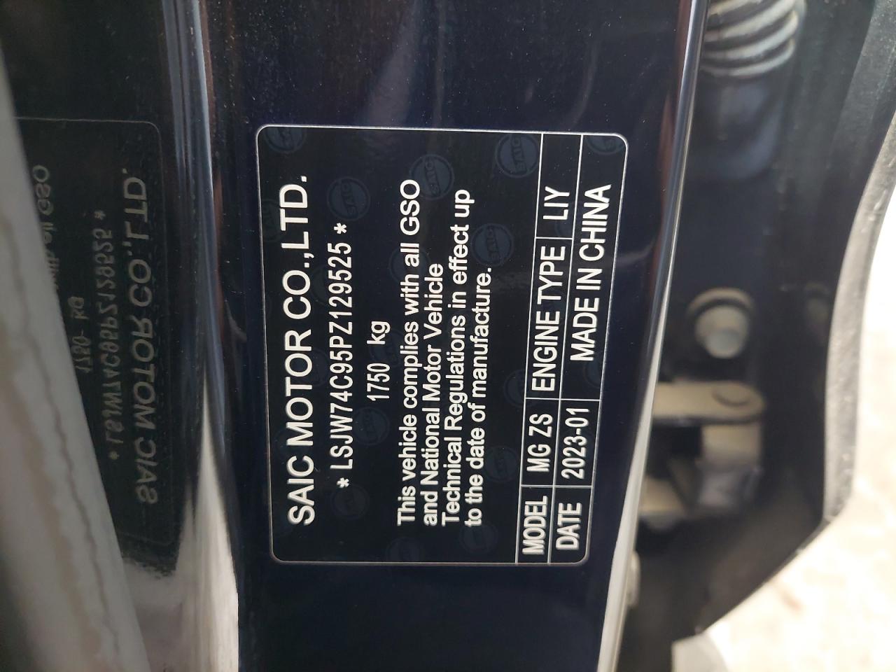 LSJW74C95PZ129525 - 2023 MG ZS - #45818865