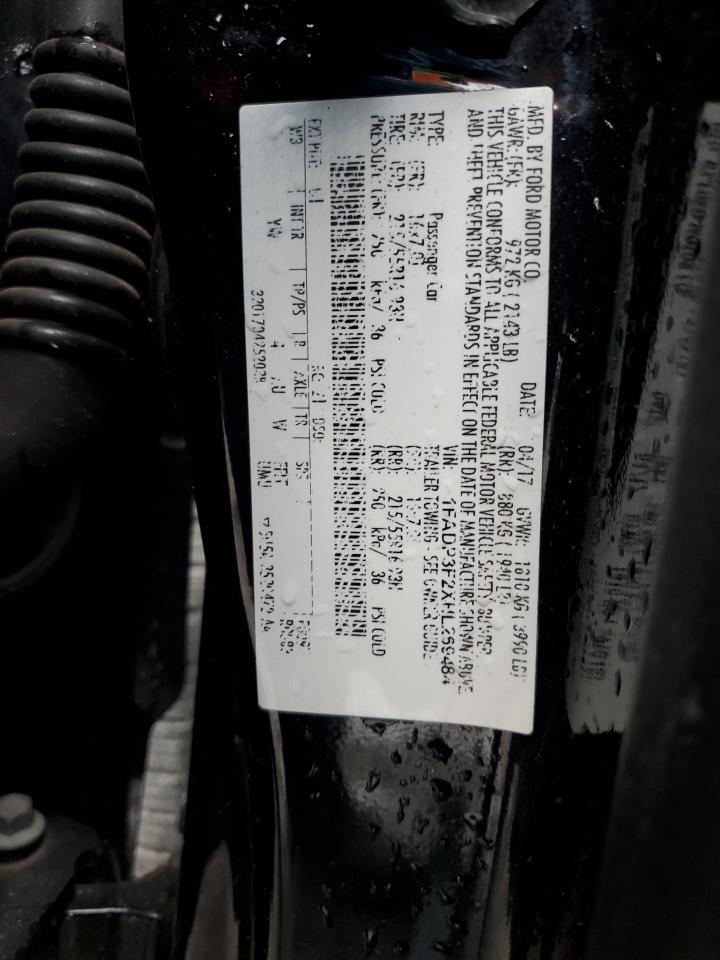 1FADP3F2XHL269484 FORD FOCUS 2017