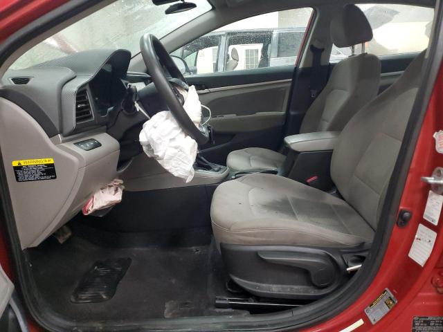  HYUNDAI ELANTRA 2019 Czerwony
