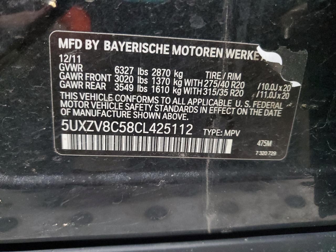 2012 BMW X5 - Image 13