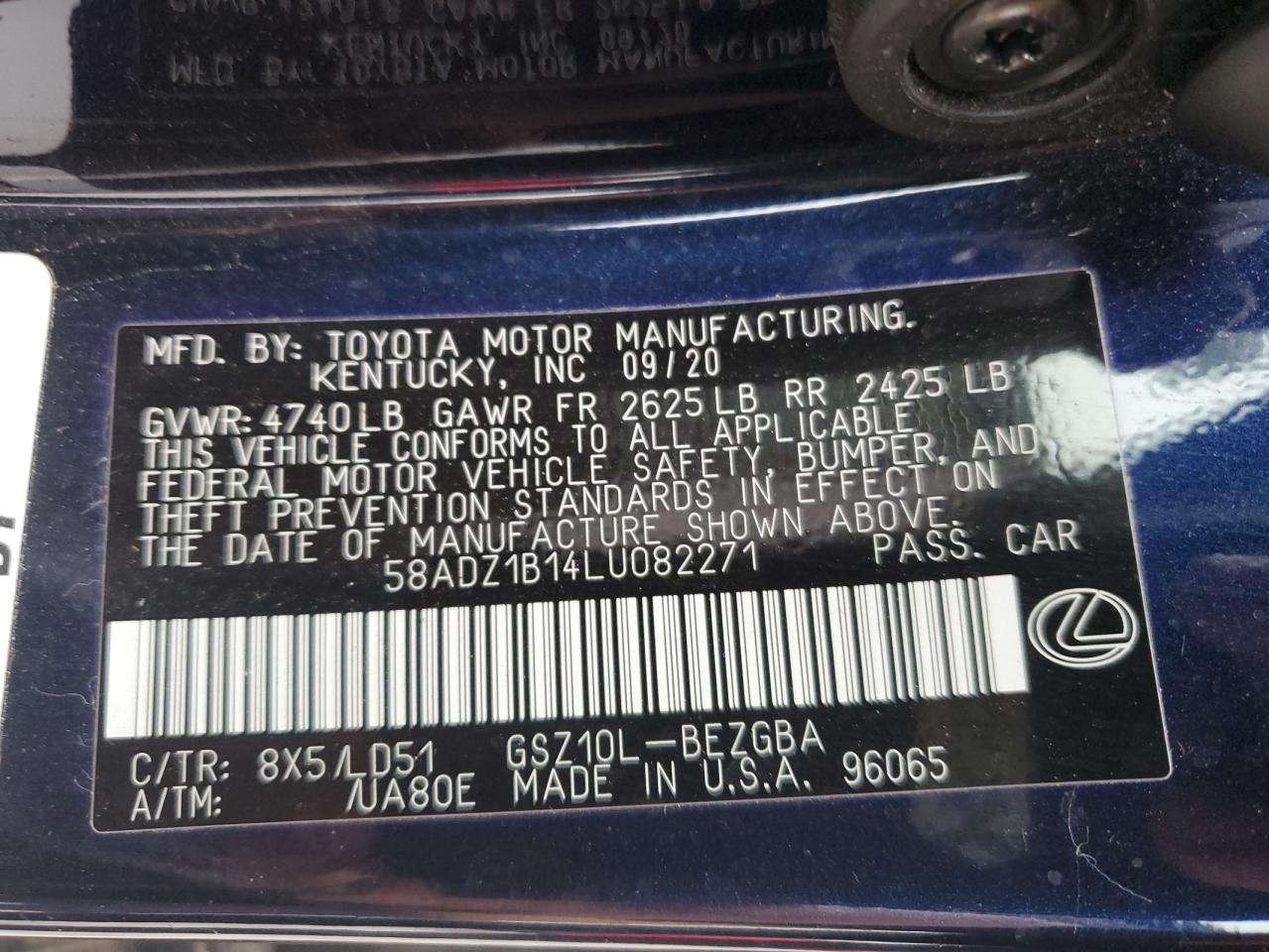 2020 Lexus ES - Image 13