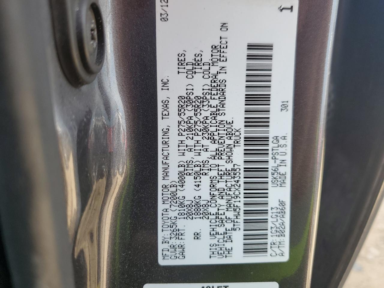 2012 Toyota Tundra - Image 12