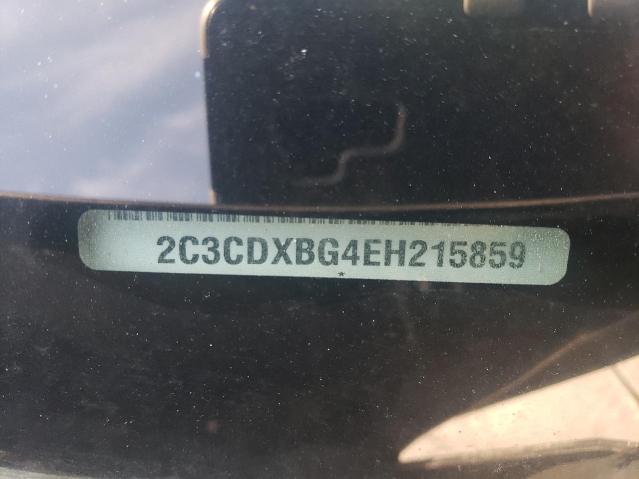 2014 Dodge Charger Se VIN: 2C3CDXBG4EH215859 Lot: 44654185