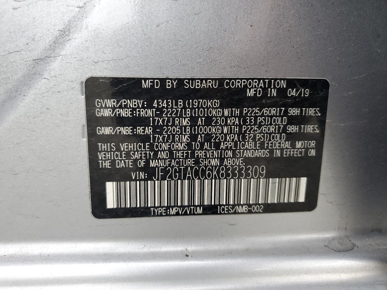 2019 Subaru XV - Image 12