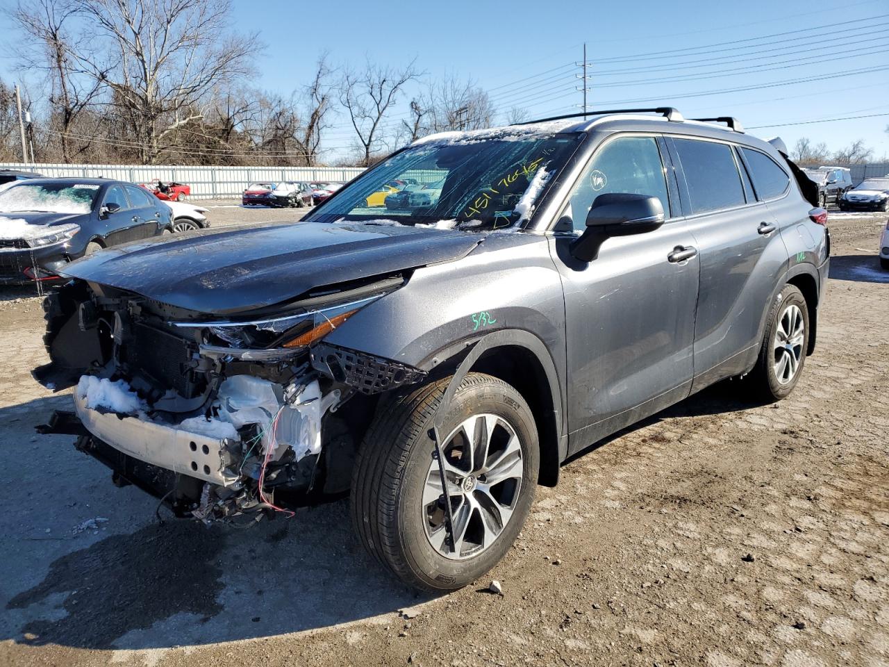 5TDGZRAH3MS035700 TOYOTA HIGHLANDER 2021