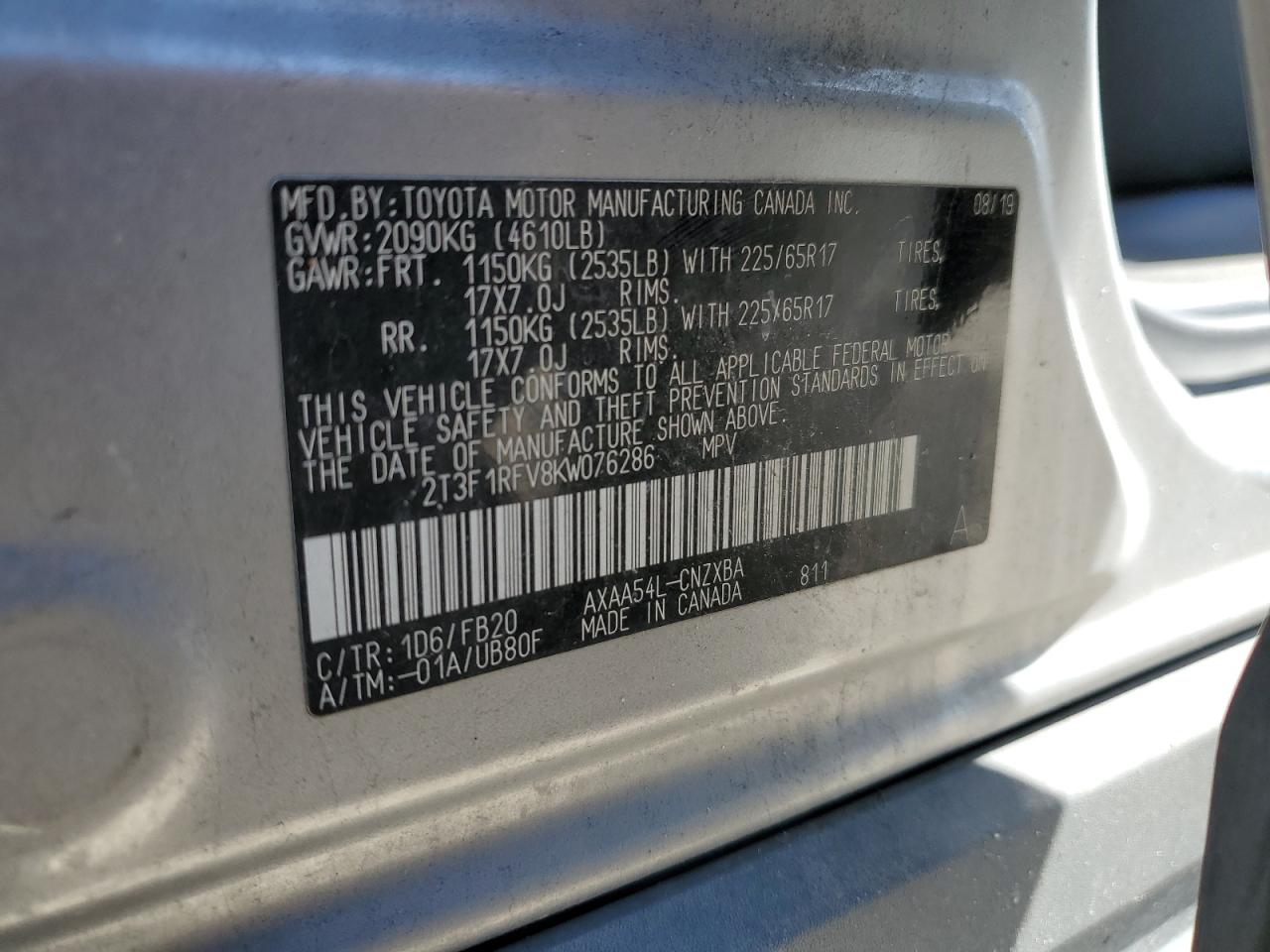 2019 Toyota RAV 4 - Image 14