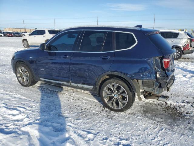  BMW X3 2016 Синий