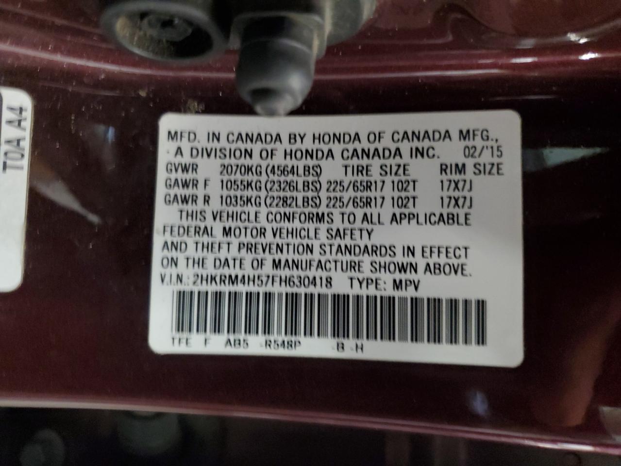 2015 Honda CR-V - Image 14