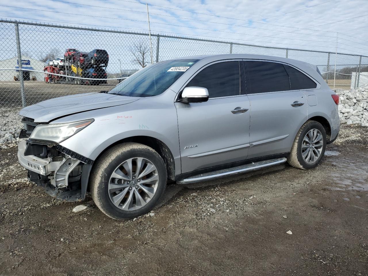2014 Acura Mdx Technology zu verkaufen in Cicero, IN - Rear End