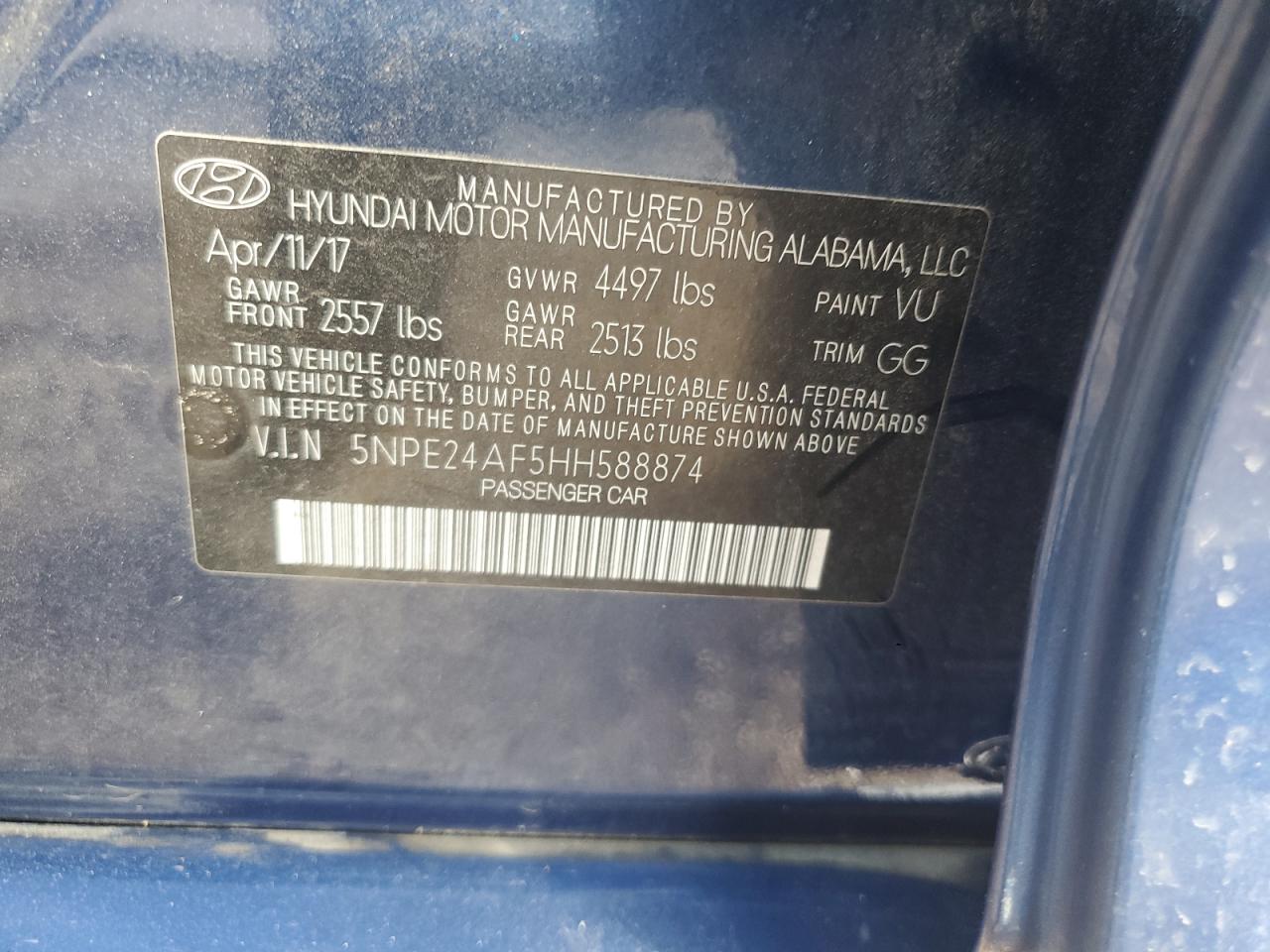 2017 Hyundai Sonata - Image 14