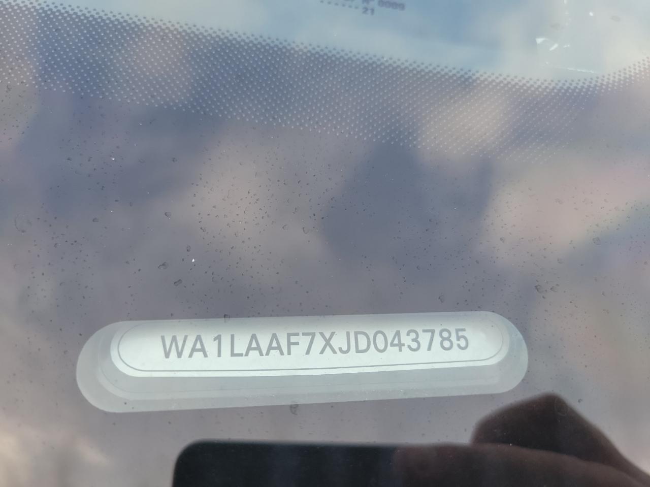 2018 Audi Q7 Premium Plus VIN: WA1LAAF7XJD043785 Lot: 46189205