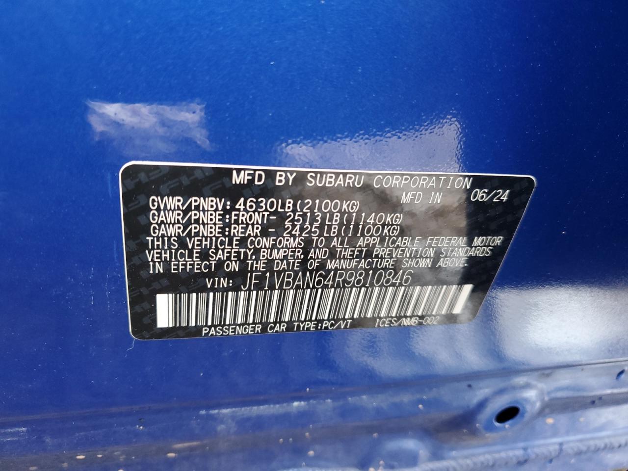 2024 Subaru WRX - Image 13