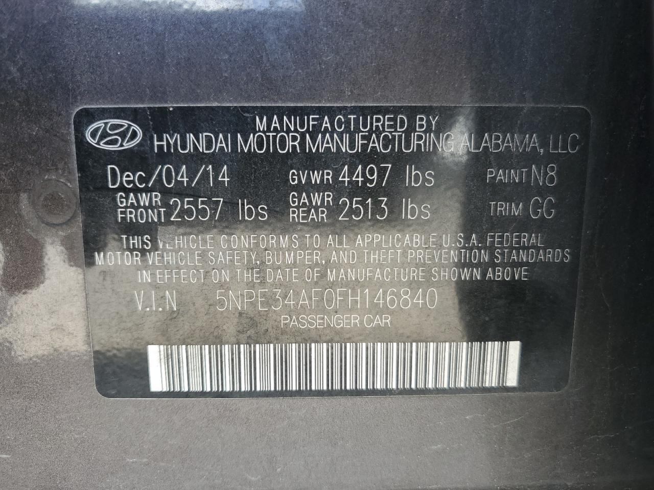 2015 Hyundai Sonata - Image 12