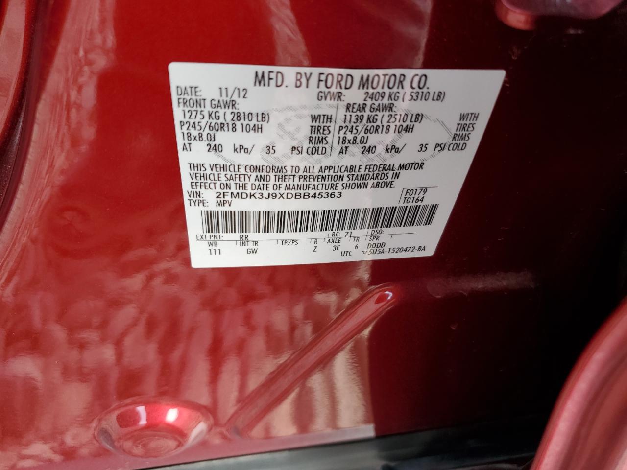 2013 Ford Edge - Image 14