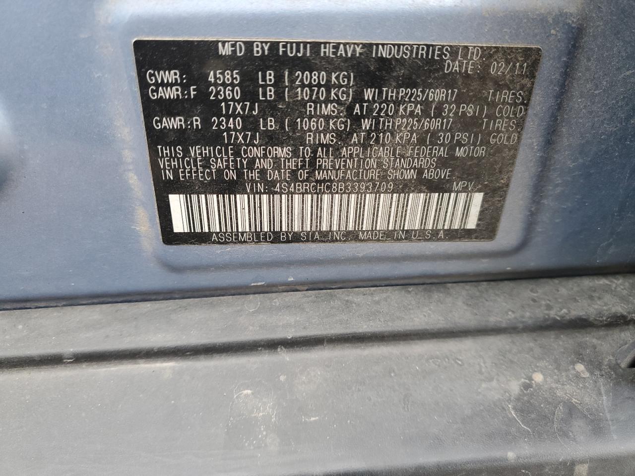 2011 Subaru Outback - Image 13