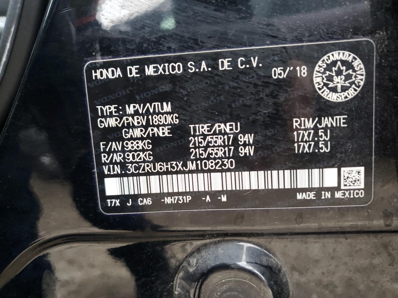 2018 Honda HR-V - Image 14