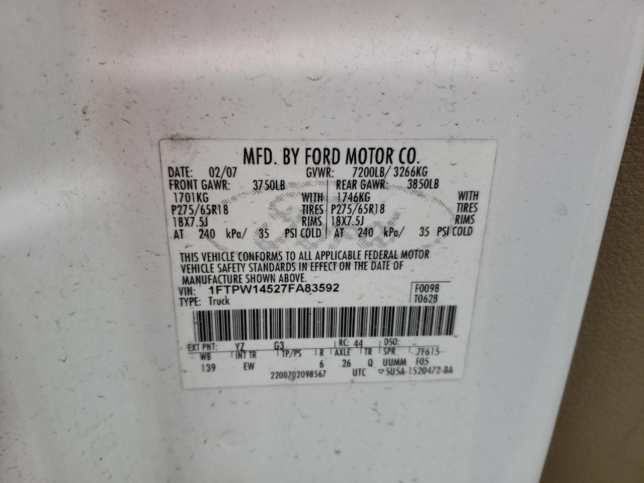 2007 Ford F-150 - Image 14