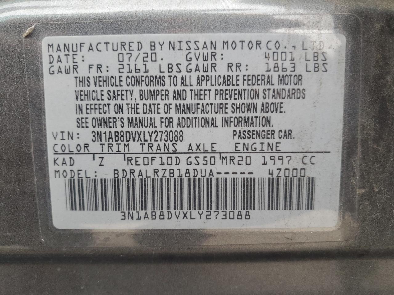 2020 Nissan Sentra - Image 12