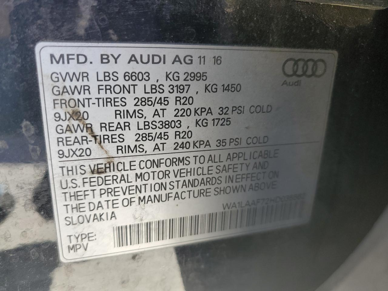 2017 Audi Q7 - Image 13