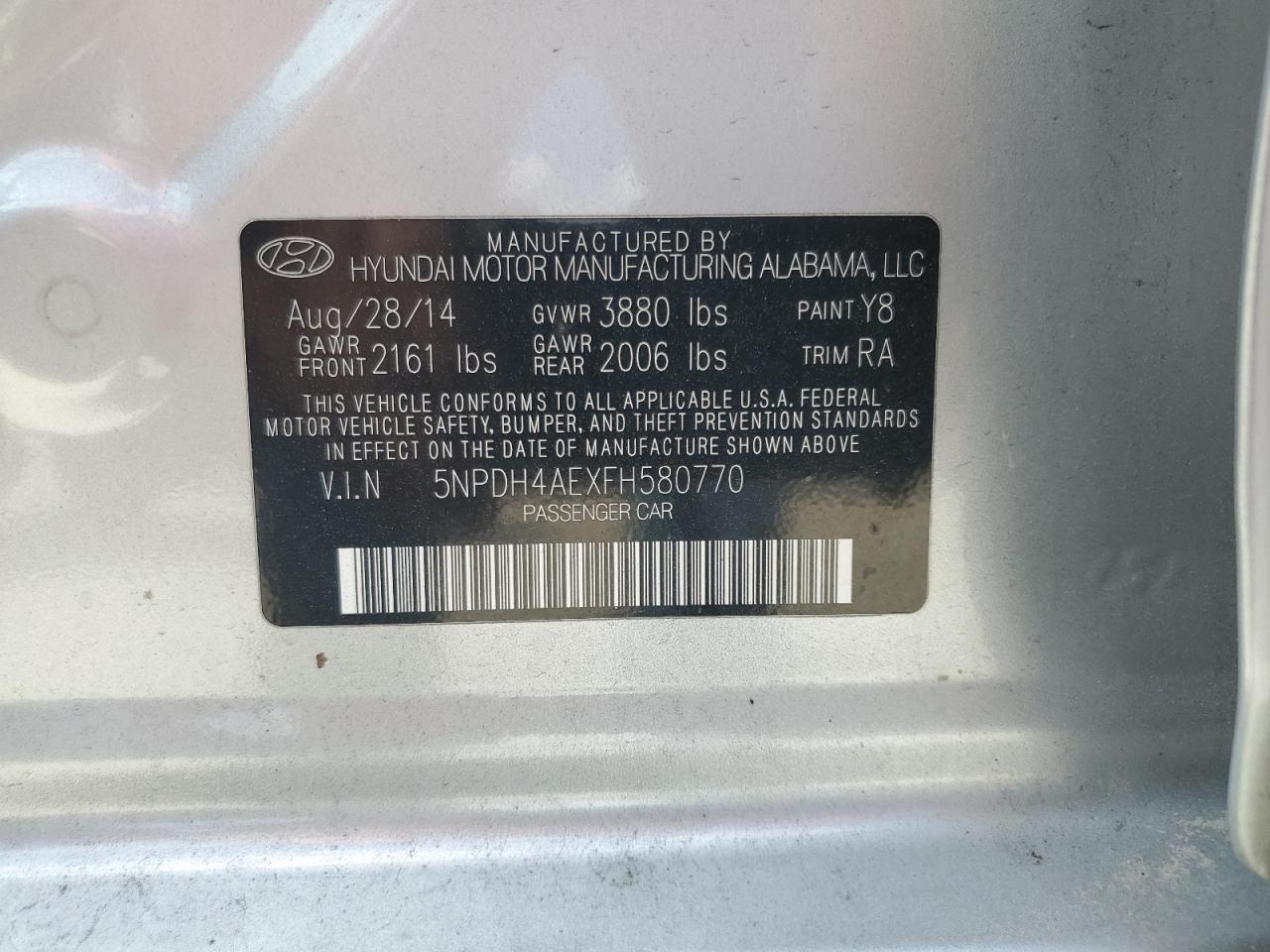 2015 Hyundai Elantra - Image 12