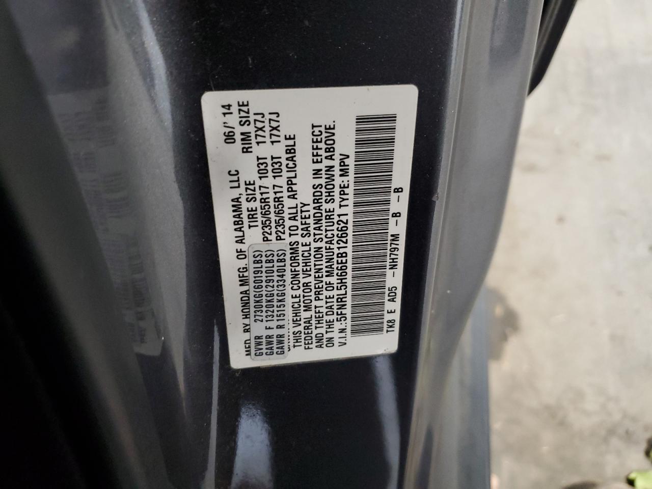 2014 Honda Odyssey - Image 13