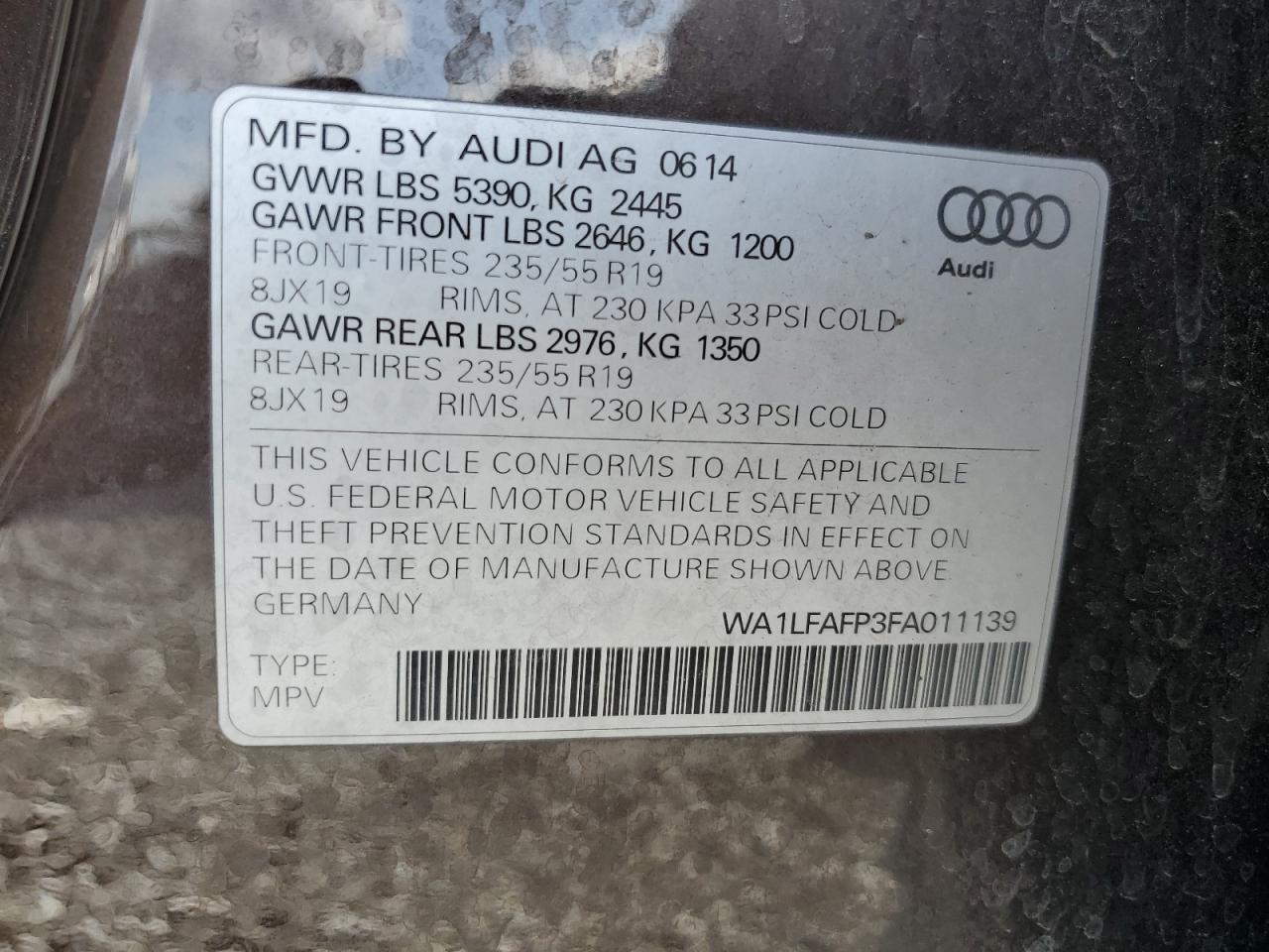 2015 Audi Q5 - Image 13