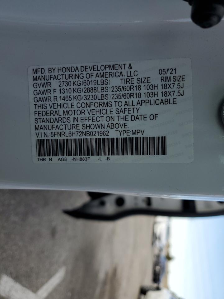 2022 Honda Odyssey - Image 16