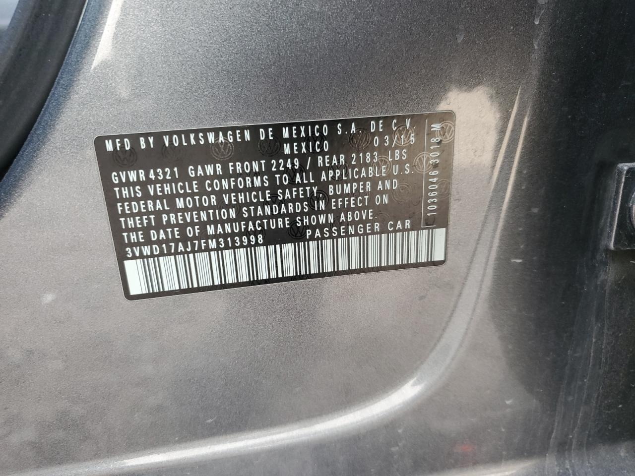 2015 Volkswagen Jetta - Image 14