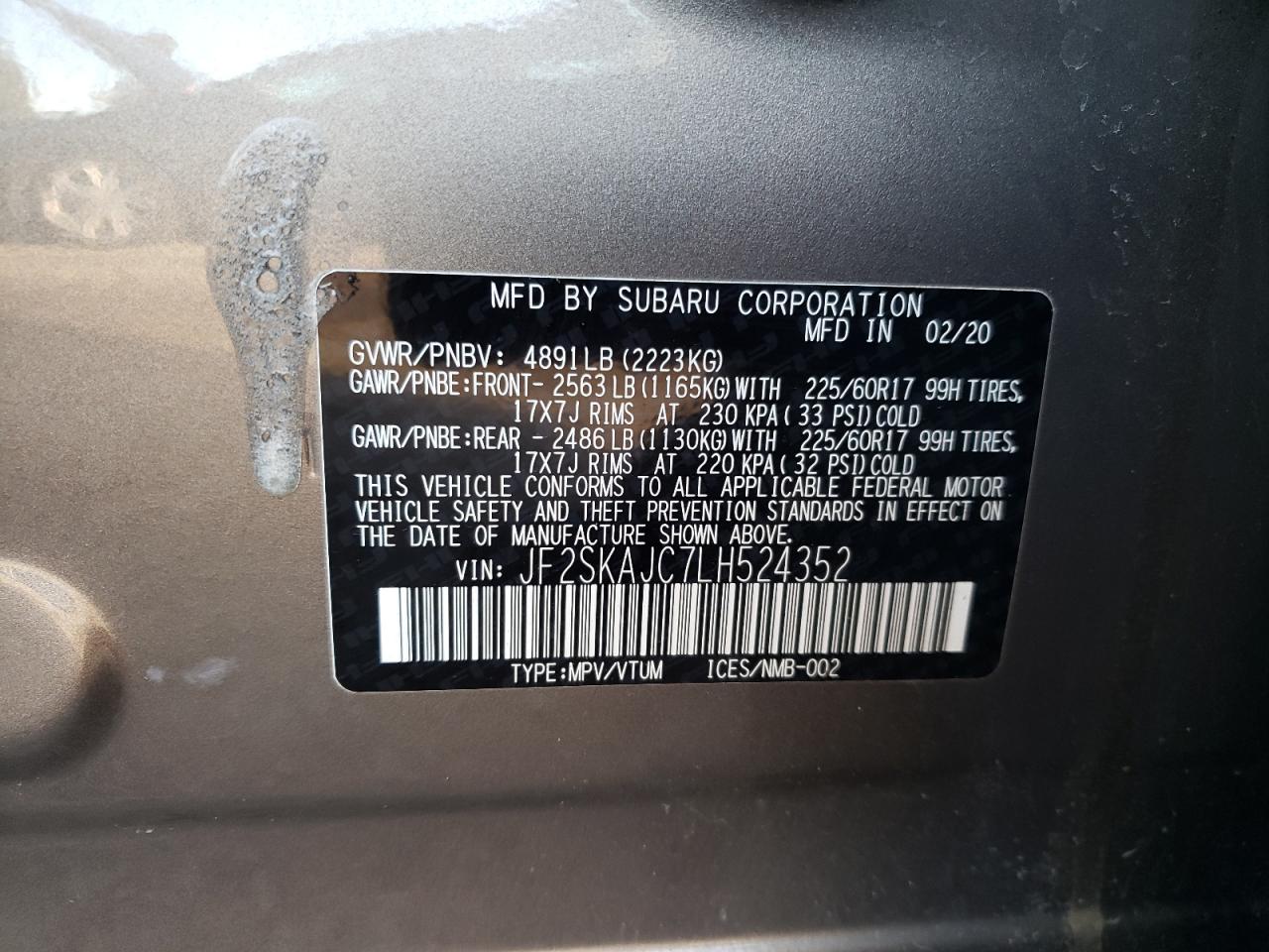 2020 Subaru Forester - Image 13