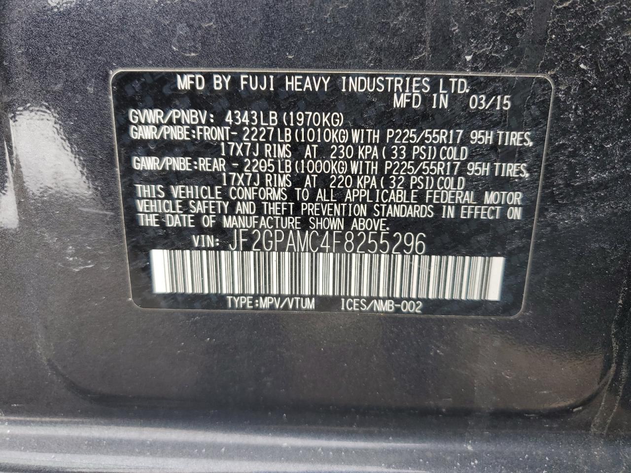 2015 Subaru XV - Image 13