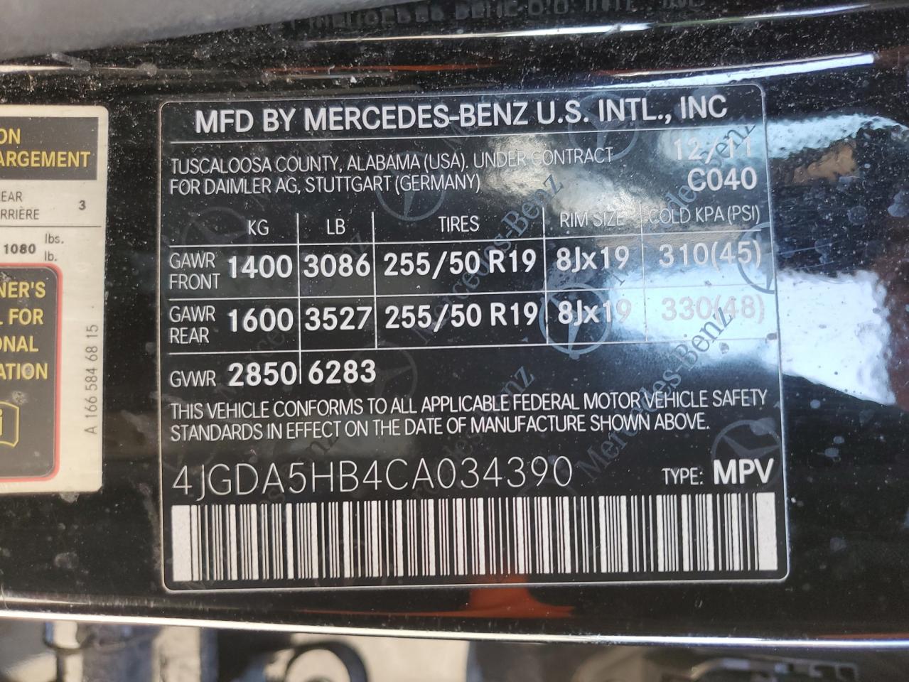2012 Mercedes-Benz M-klasse - Image 13